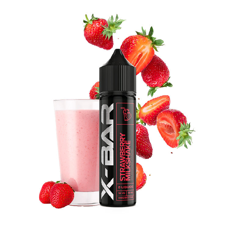 X-Bar Strawberry Milkshake 50ml e-liquid